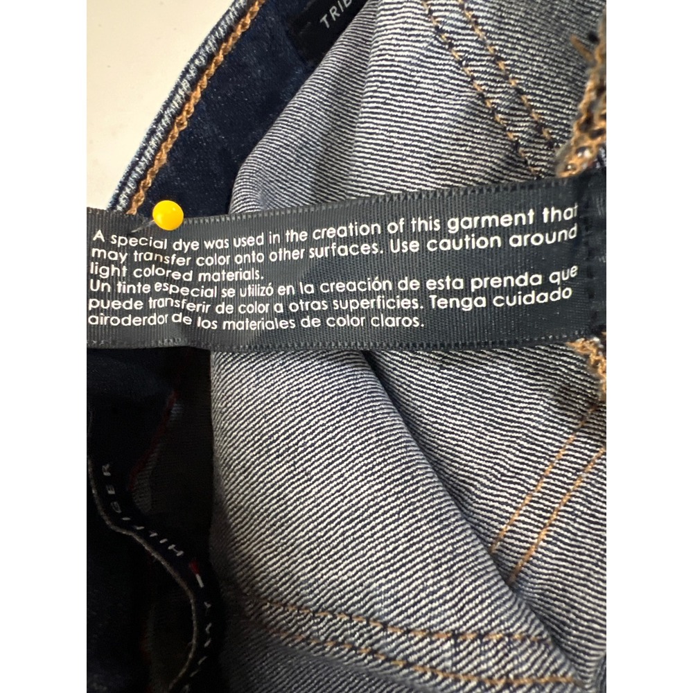 Tommy Hilfiger Tribeca Bootcut Jeans Womens 8 Dark Wash Stretch Mid Rise Denim - Picture 3 of 10